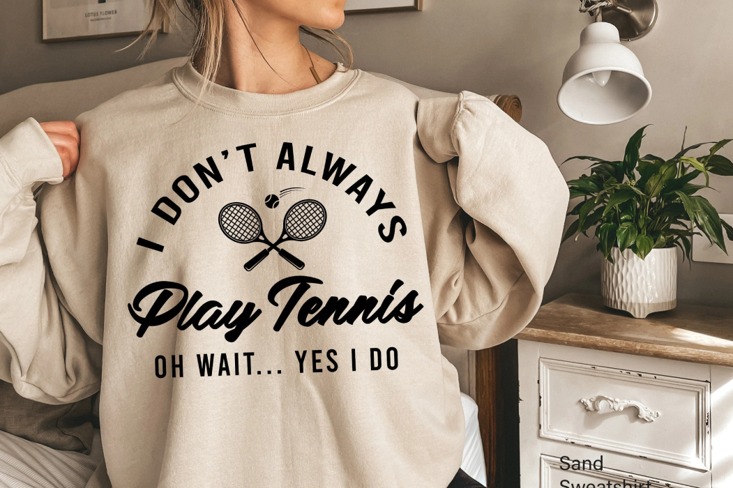 Funny Tennis-themed Apparel to Gift Women on Anniversary