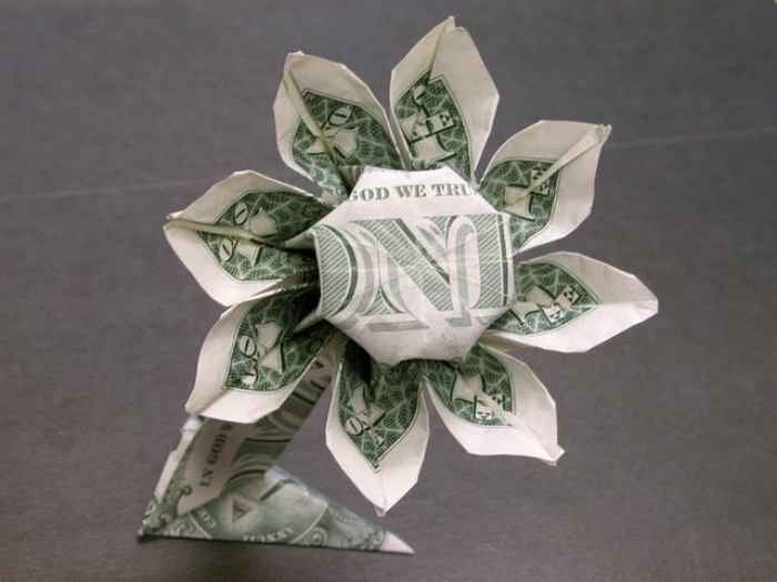 Money Origami Of Idea For Money Gift