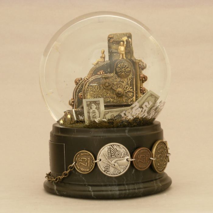 Money Snow Globe Of Idea For Money Gift