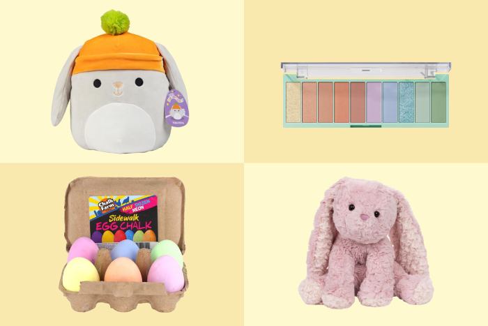 Animal-Themed Toys In Easter Colors Of Kids Easter Presents