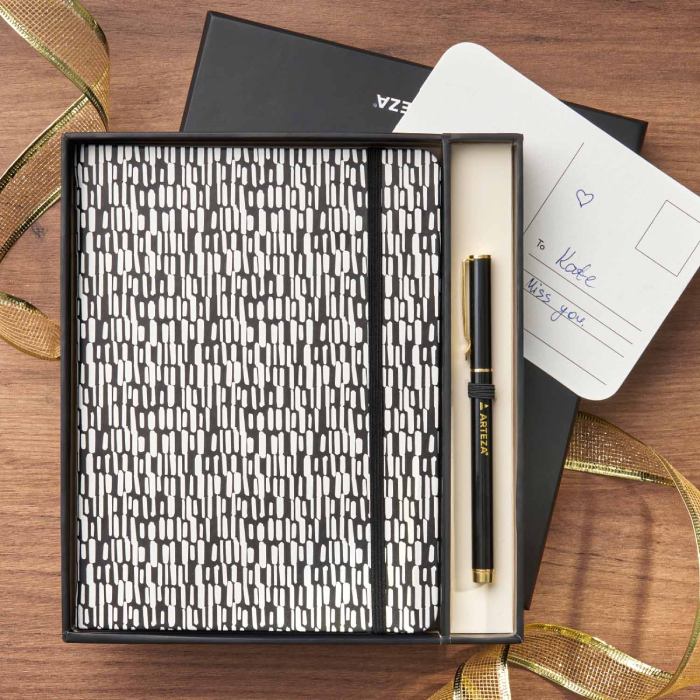 Hardcover Journal with Pen Set Of Mens Under $50 Gift