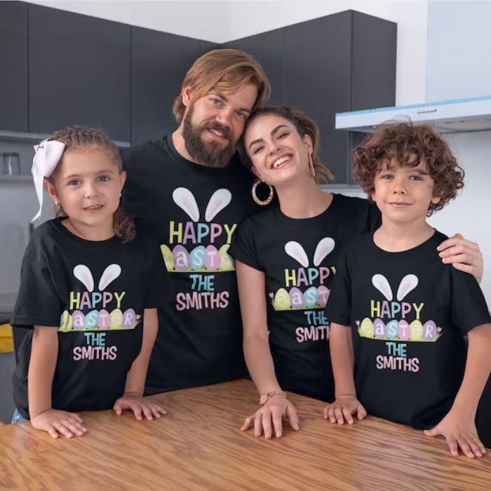 Personalized Easter-Themed T-Shirts Of Easter Presents For Kids