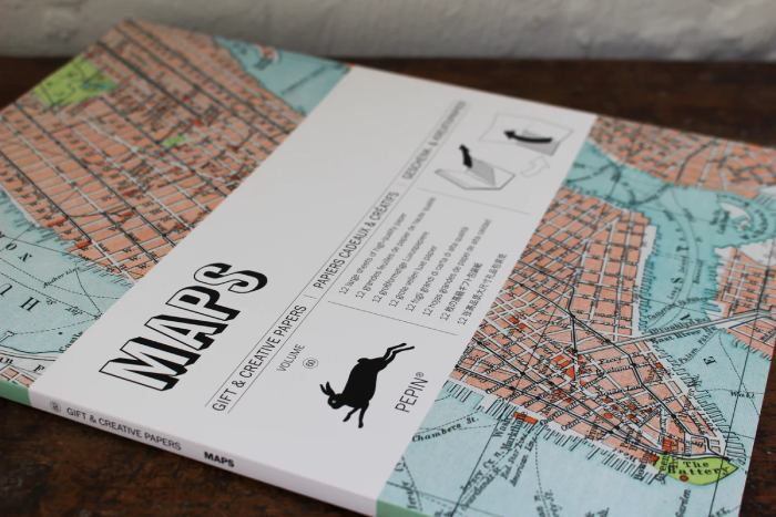 Literary Map Wrap Of Wrap A Book As A Gift