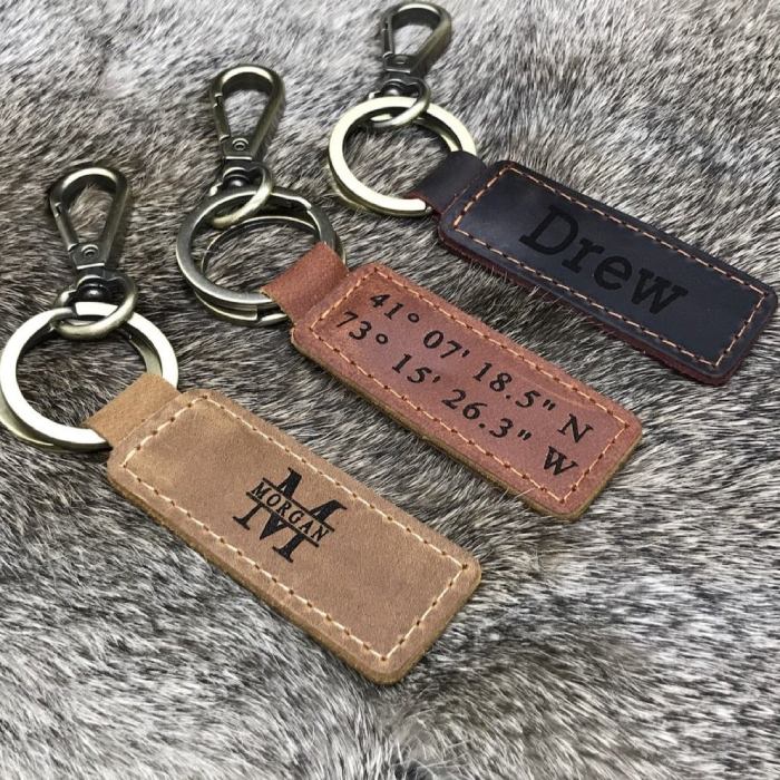 Customized Keychain With Initials Of $20 Gift Under For Men