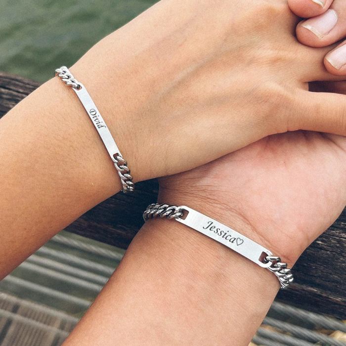 His and Hers Matching Bracelets Of Mens Under $50 Gift