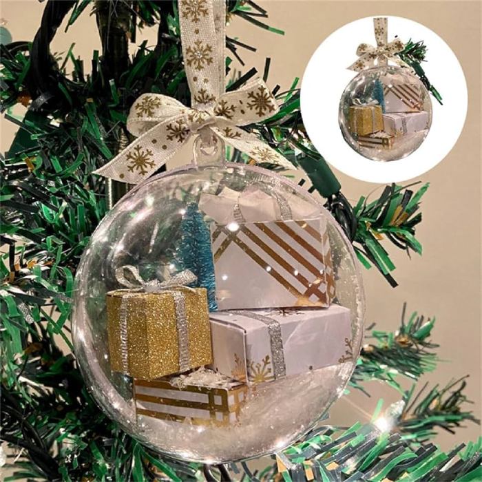 Miniature Book Ornaments Of How To Wrap A Book As A Present