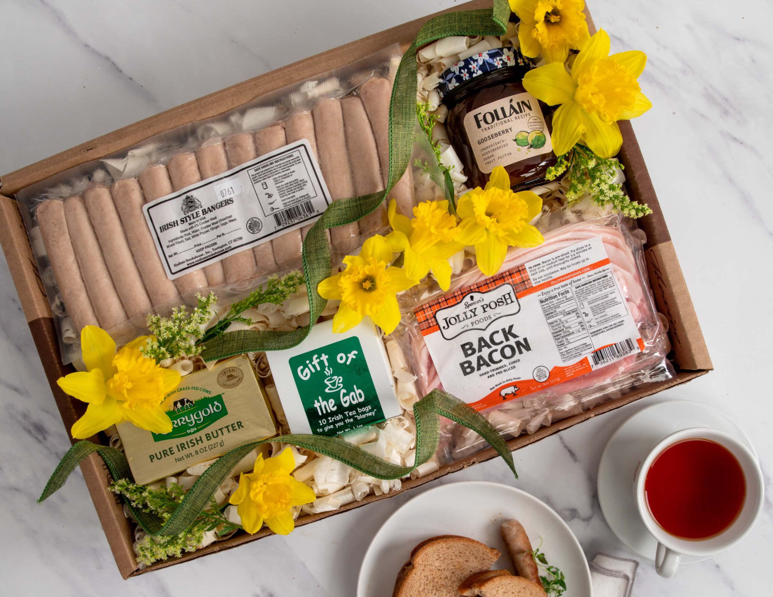 Irish Tea Gift Basket for St. Patrick's Day