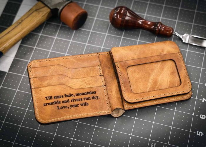 Personalized Leather Wallet