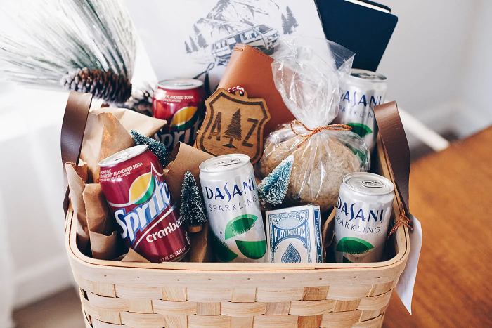 Travel Lover Basket For Gift Baskets Wedding 