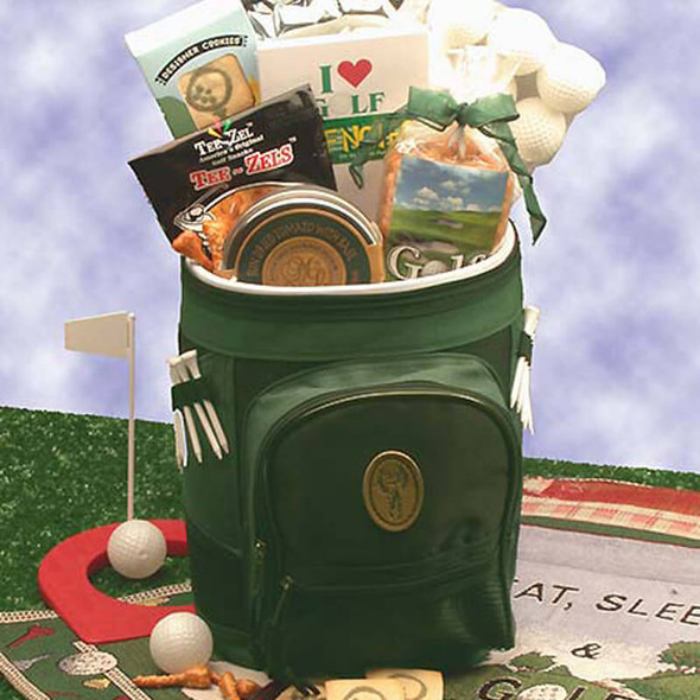 Golf Enthusiast Basket For Wedding Gift Basket Idea