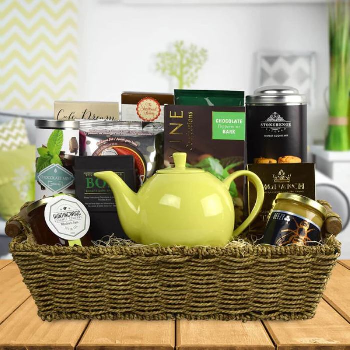 Tea Lover Basket For Gift Baskets Wedding 