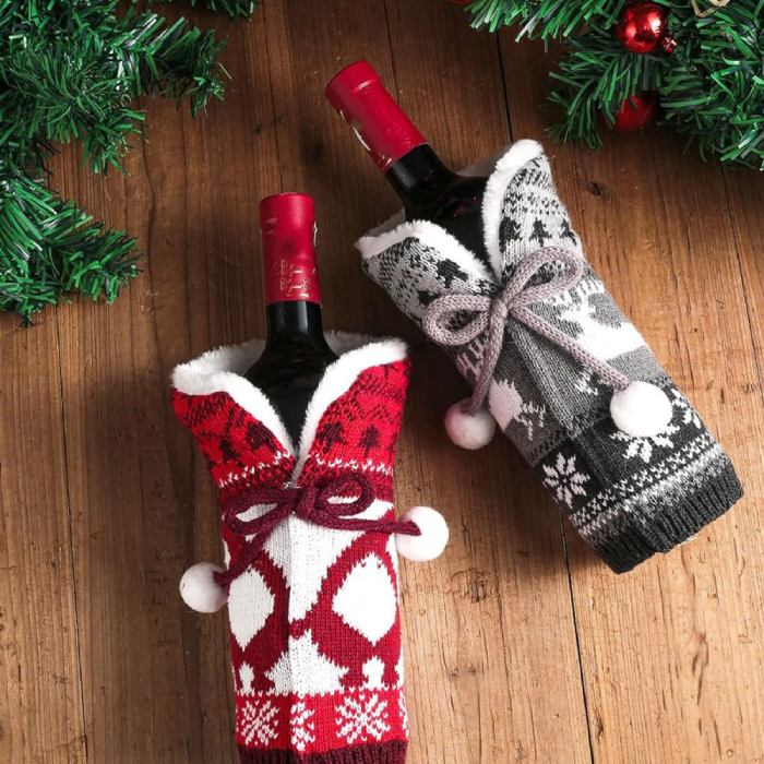 Wine Sock For Creative Wine Bottle Gift Wrapping Ideas