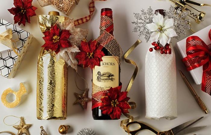 "Glamorous Glamour" For Idea For Creative Wine Bottle Gift Wrapping