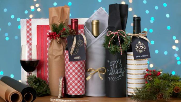 Wine Bottle Gift Wrap For Creative Idea Wine Bottle Gift Wrapping