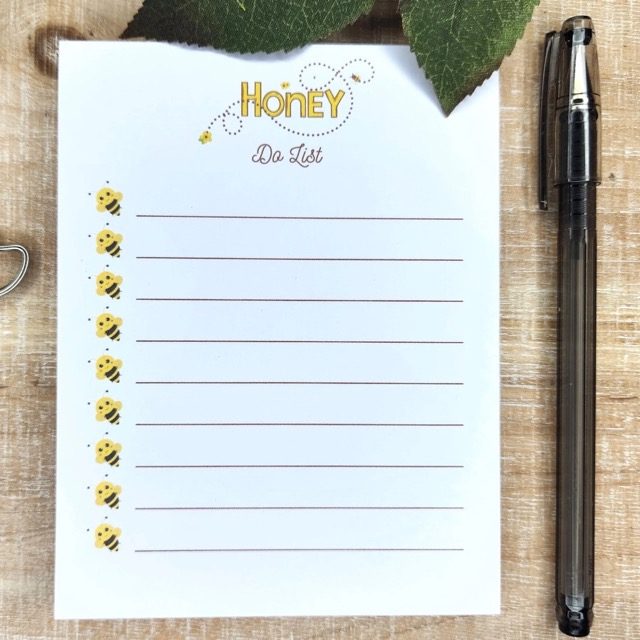 Honey Do List Notepad