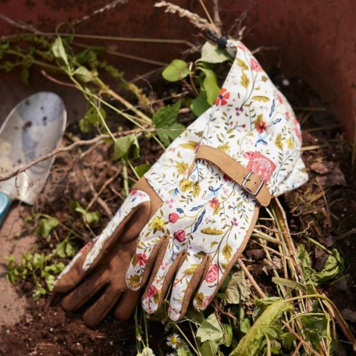 Floral Patterned Gardening Gloves Of Best Plant Gifts Lovers