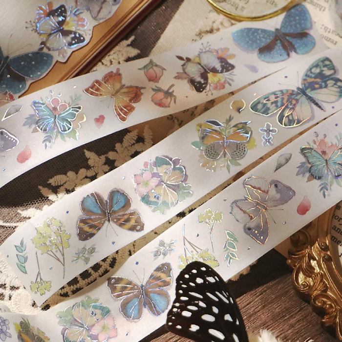 Butterfly Washi Tape For Butterfly-Design Gift Box