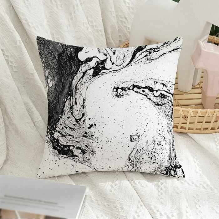 Graphic Print Throw Pillow Of Gender Neutral Present