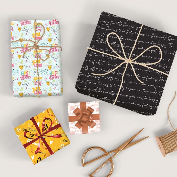 Artistic Gift Wrap As Art Lovers Gift