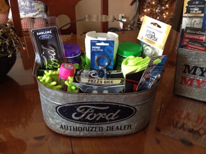 Car Enthusiast Basket For Easter Basket Idea For Him