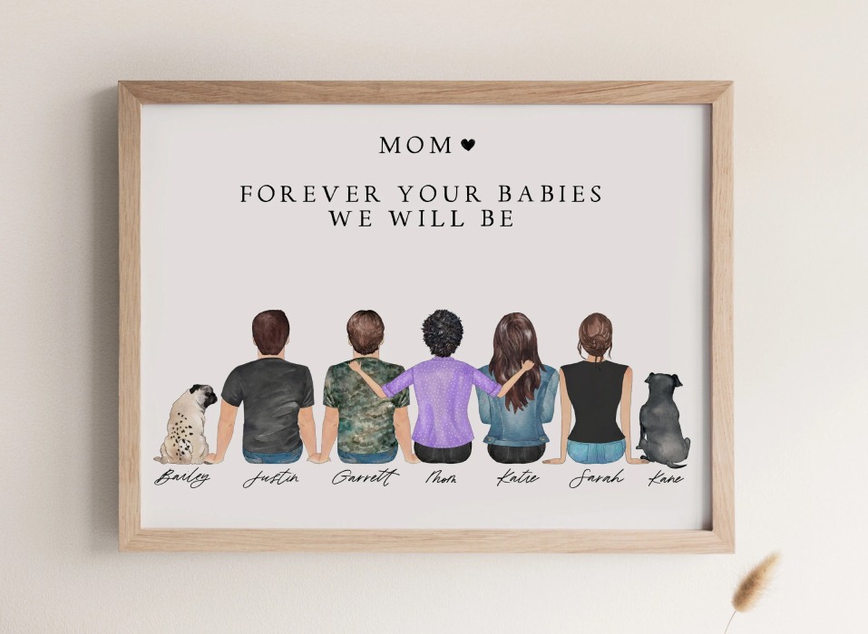 Custom-Made Artwork to Give Daughter as Best Gift for Mother's Day