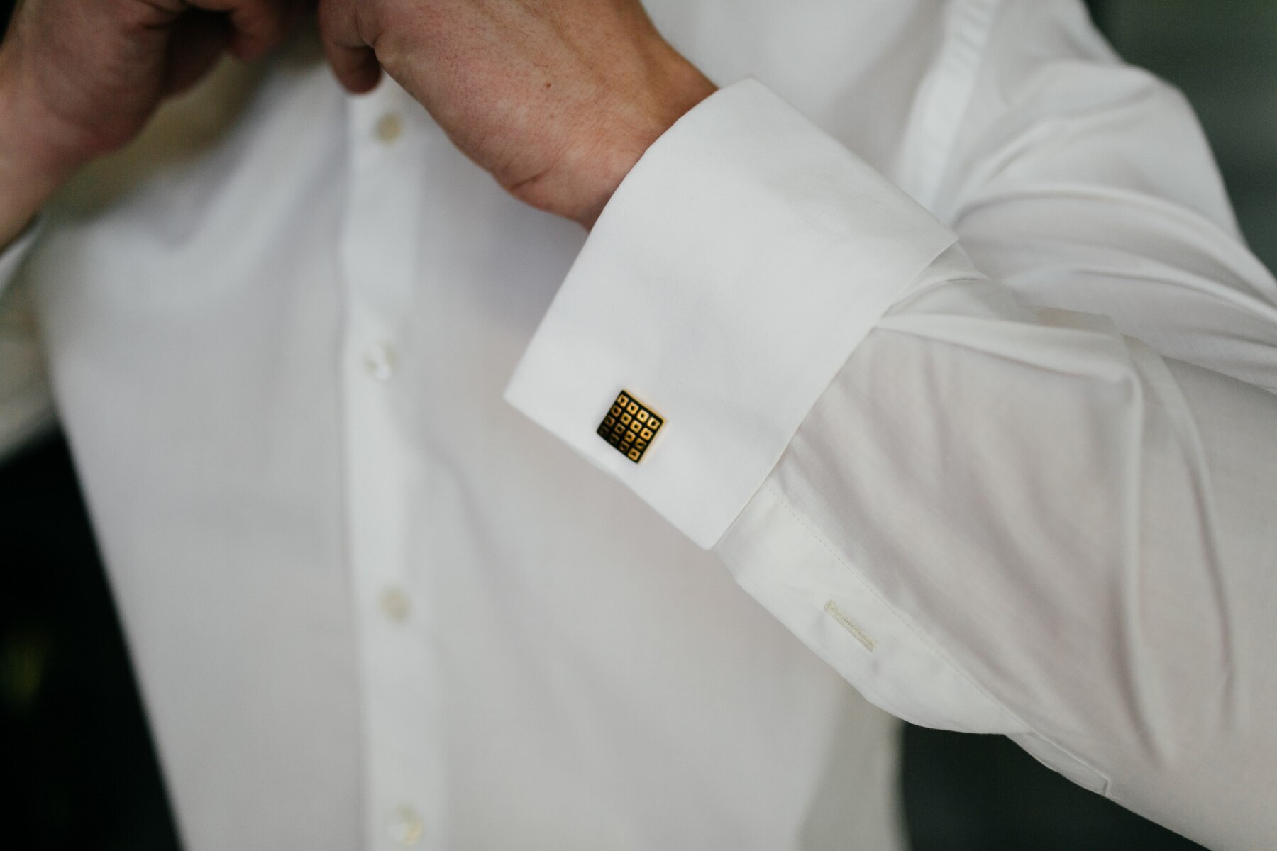 Customized Monogrammed Cufflinks Gift For 75th Anniversary