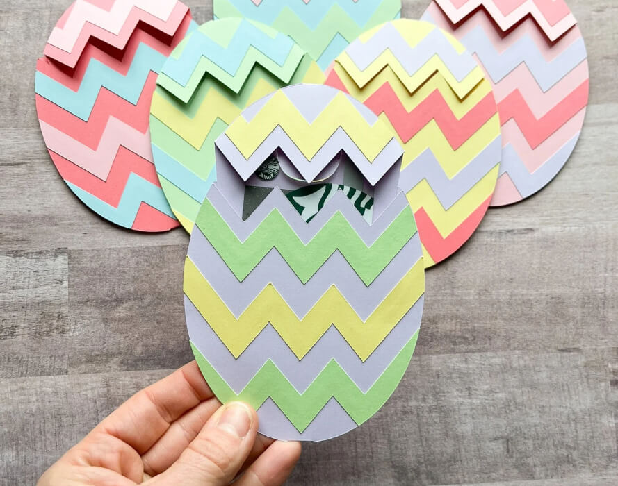 Cute Easter Egg Holder for Your Gift Cards