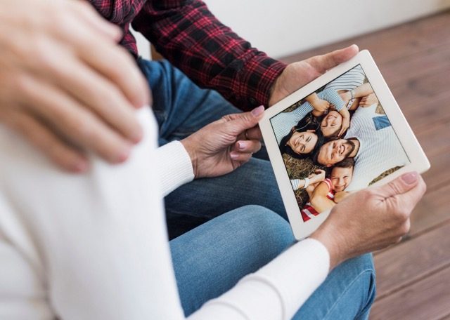 Digital Photo Frame Pre-loaded with Family Photos great 70th birthday gifts