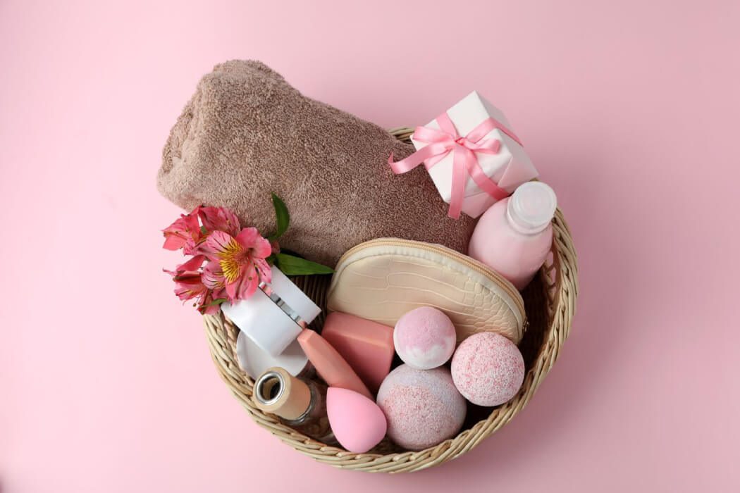 Easter Home Spa Basket for Adult Women