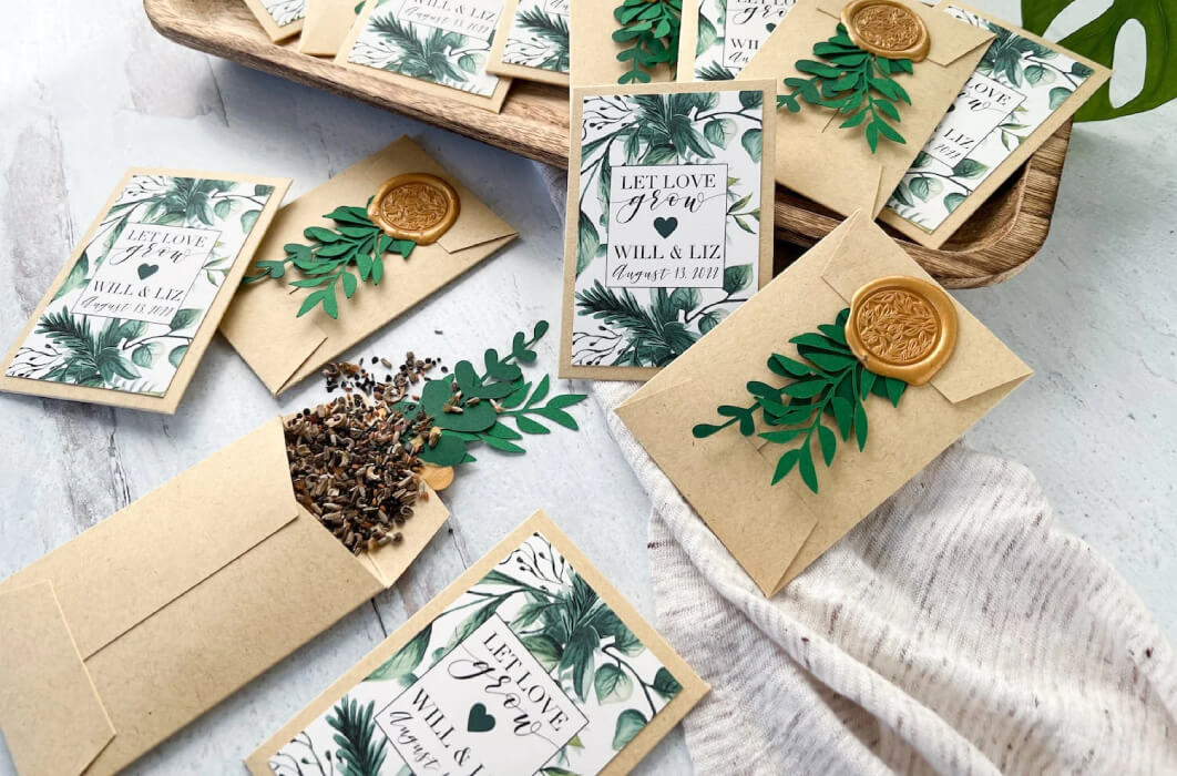 Gardening Seed Gift Bags for Easter