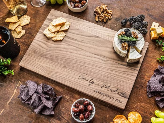 Personalized Cutting Board For Gift For Wedding