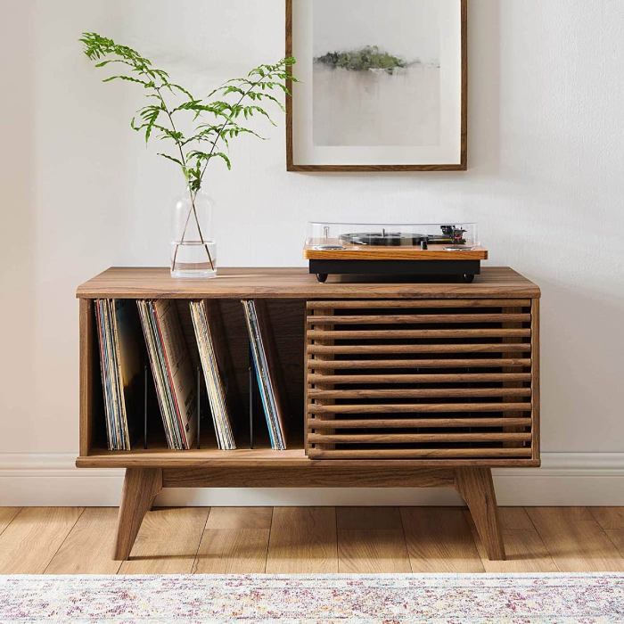 Retro Record Player Stand vinyl record gift ideas