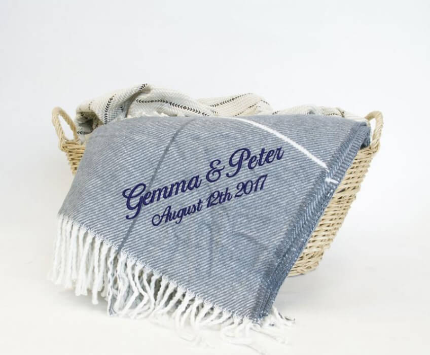 Throw Blanket Wedding Gift Ideas for Second Marriage