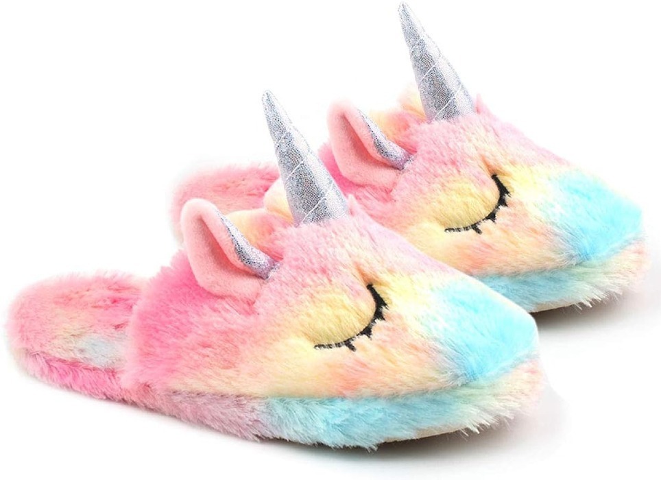 Unicorn Slippers for Her as Under $50 Gift Ideas