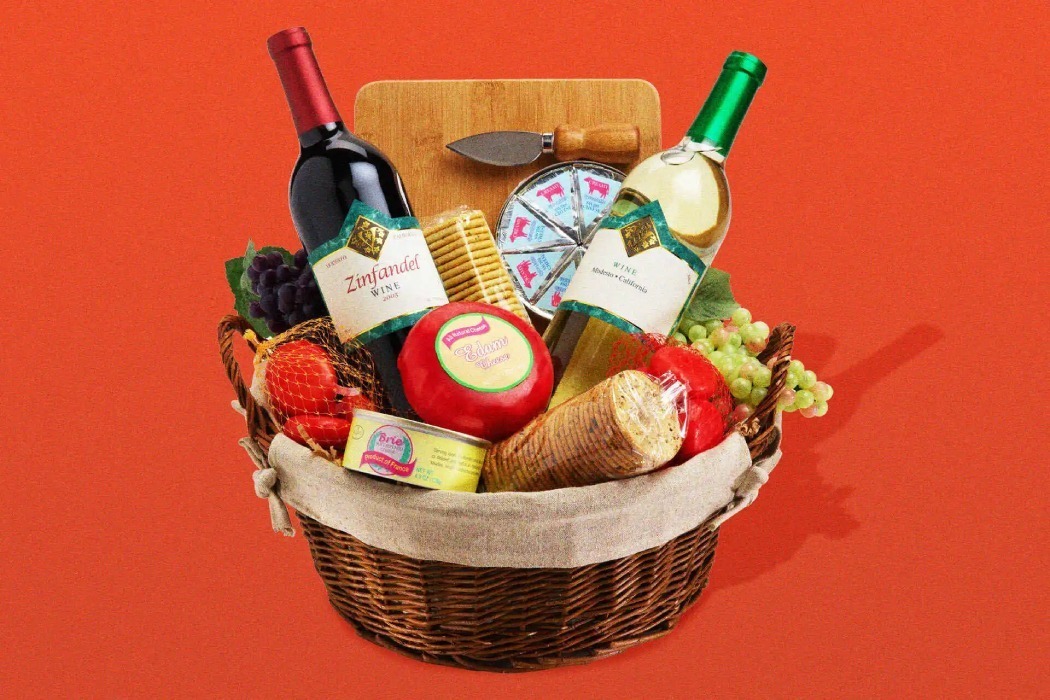 Wine Easter Basket for Women