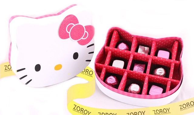 Hello Kitty chocolate DIY Present Box Ideas