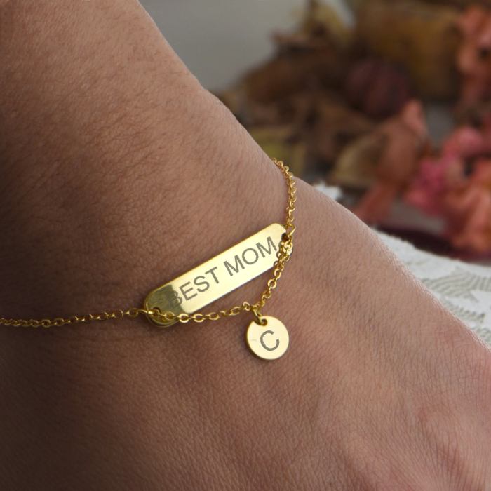 Engraved Bracelet As Gifts For Wife On Mother's Day