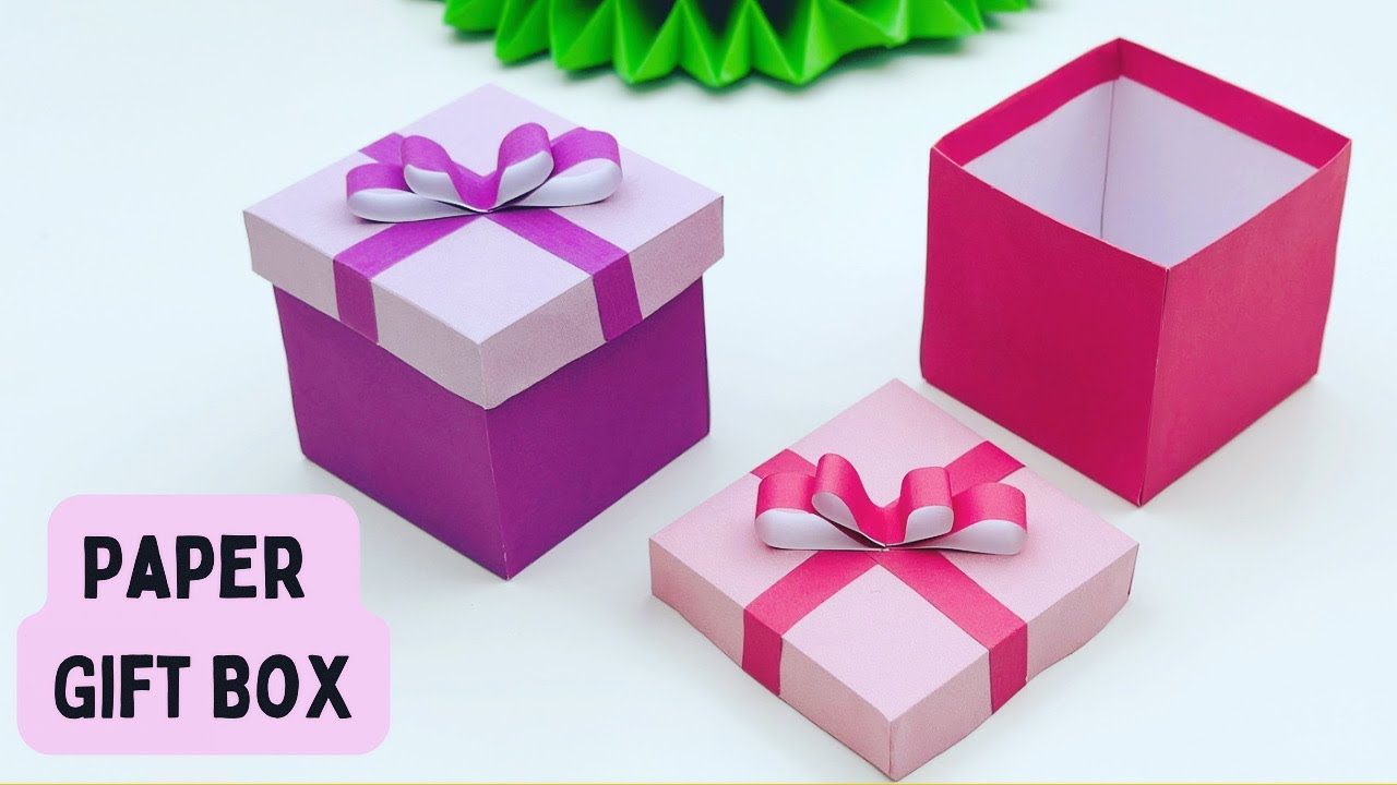 How To Craft A Simple Gift Box?