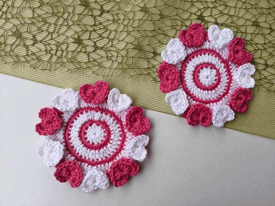 Mother's Day Decorative Crochet Coasters Gifts