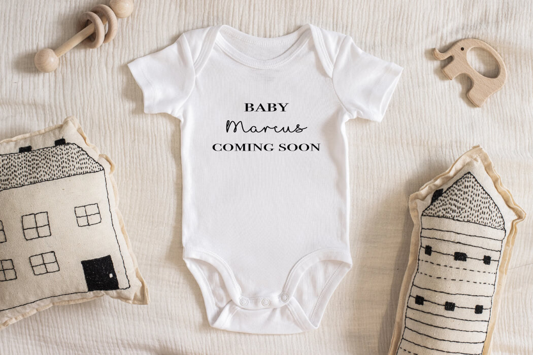 Personalized Baby Onesie Gift for Daughter in law for First Mother's Day