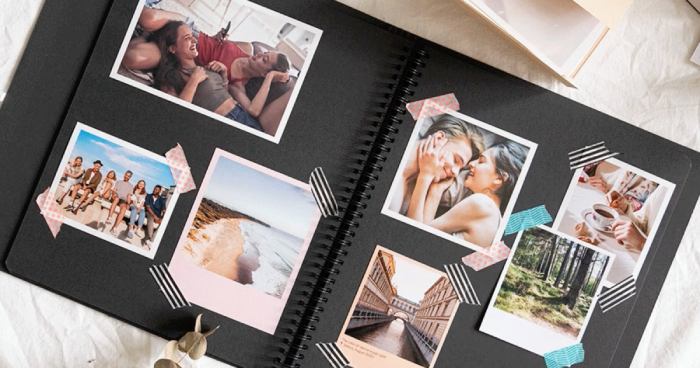 Photo Collage Scrapbook As Gift For Mom Who Doesn't Want Anything