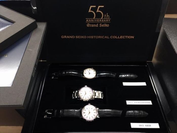 Set Of Sophisticated Watches As 55th Anniversary Present