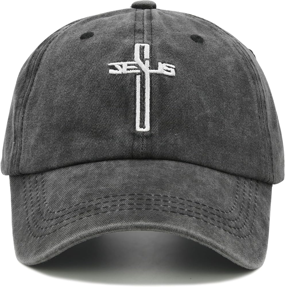 Christian Jesus Cross Dad Hat - Unique Father's Day Church Gift Ideas