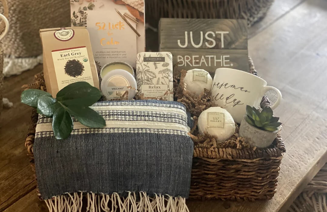 Relaxation Gift Basket for Delivery Nurses