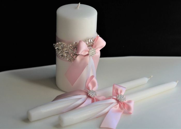 Unity Candle Set As Unique Christian Wedding Gifts