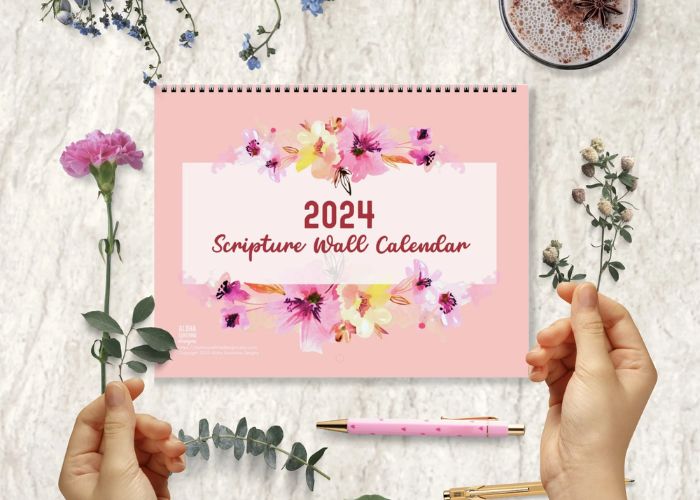 Christian Marriage Wall Calendar As Religious Wedding Gifts