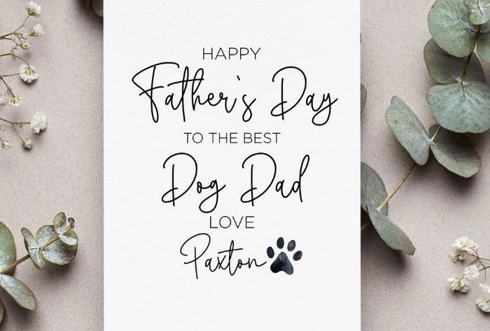 30+ Creative Dog Cards For Father's Day For Pet Lovers