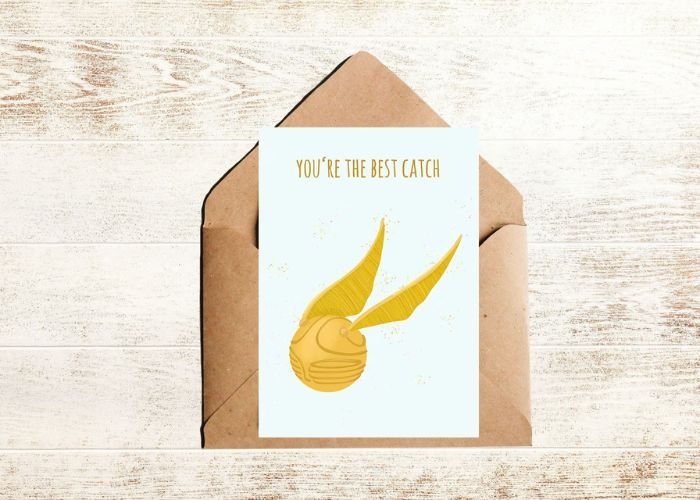 "You're the Best Catch" Card As Father's Day Card For Father To Be