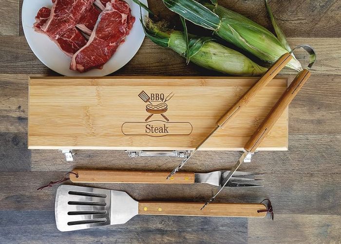 Customized Grilling Set As Gifts For Older Dad Who Wants Nothing