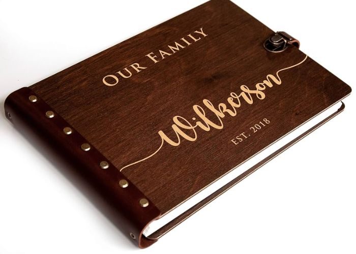 Personalized Photo Album As Best Wedding Presents For Bride From Groom